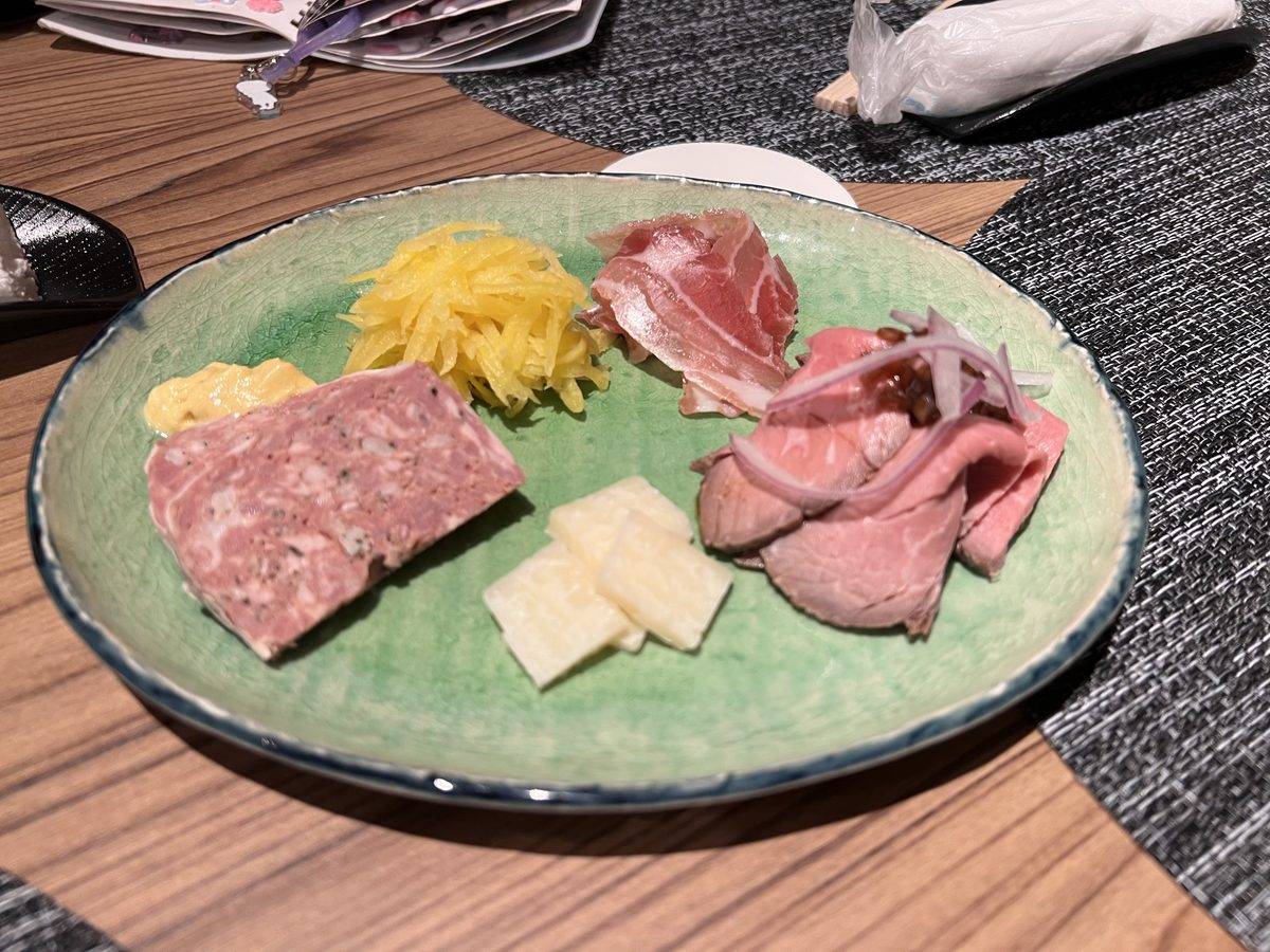 八七まる 前菜の盛り合わせ