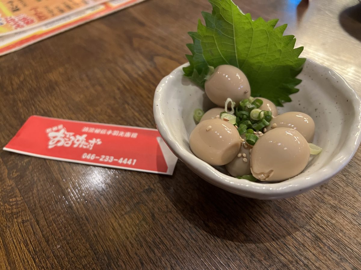 おーるすたぁずのうずらのたまご醤油漬け