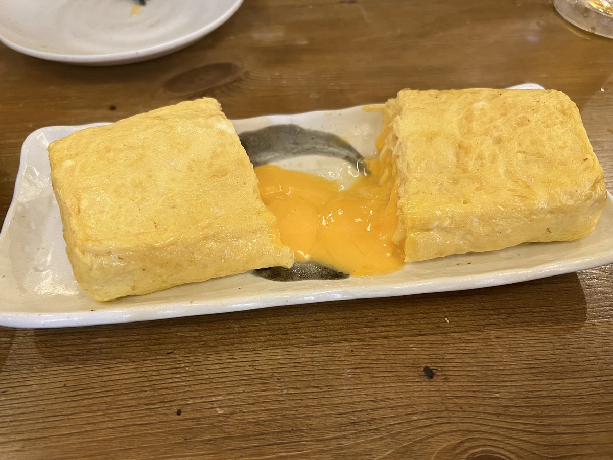 青葉商店 出汁巻き卵