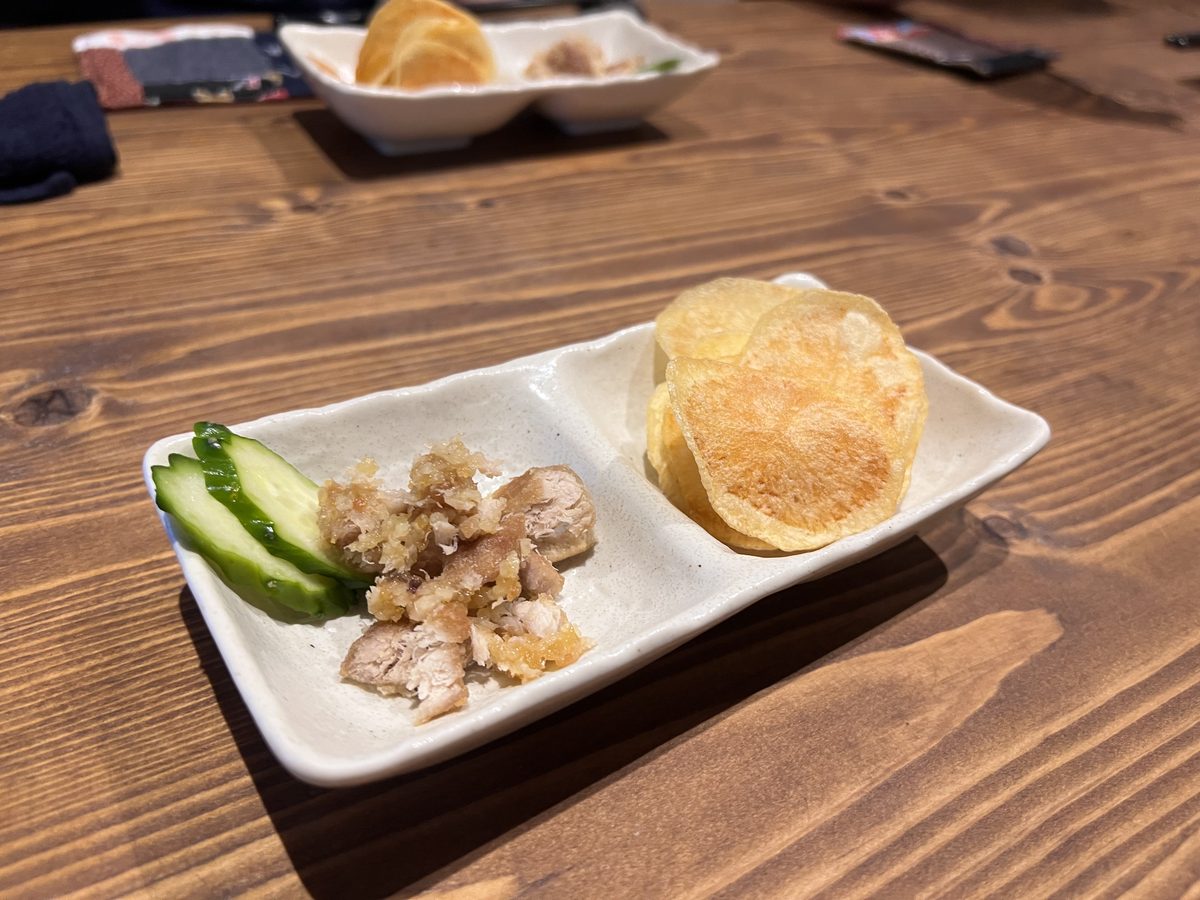 たかくらのお通し盛り合わせ