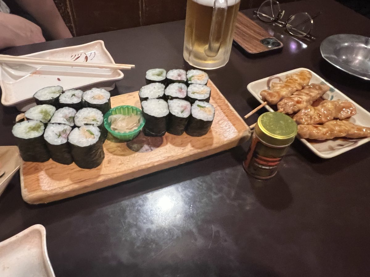 やまと わさび巻きと串焼き