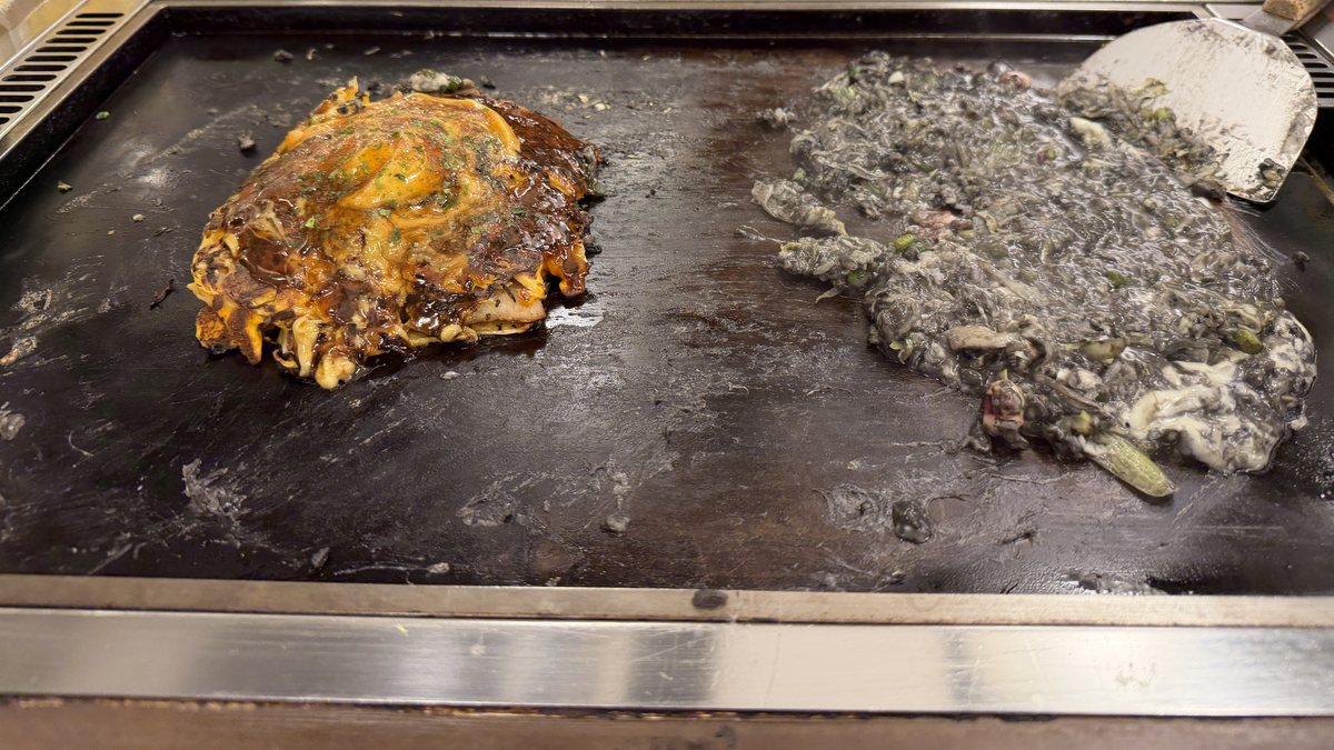 月島もんじゃ もへじ 町田 お好み焼きとイカ墨もんじゃ
