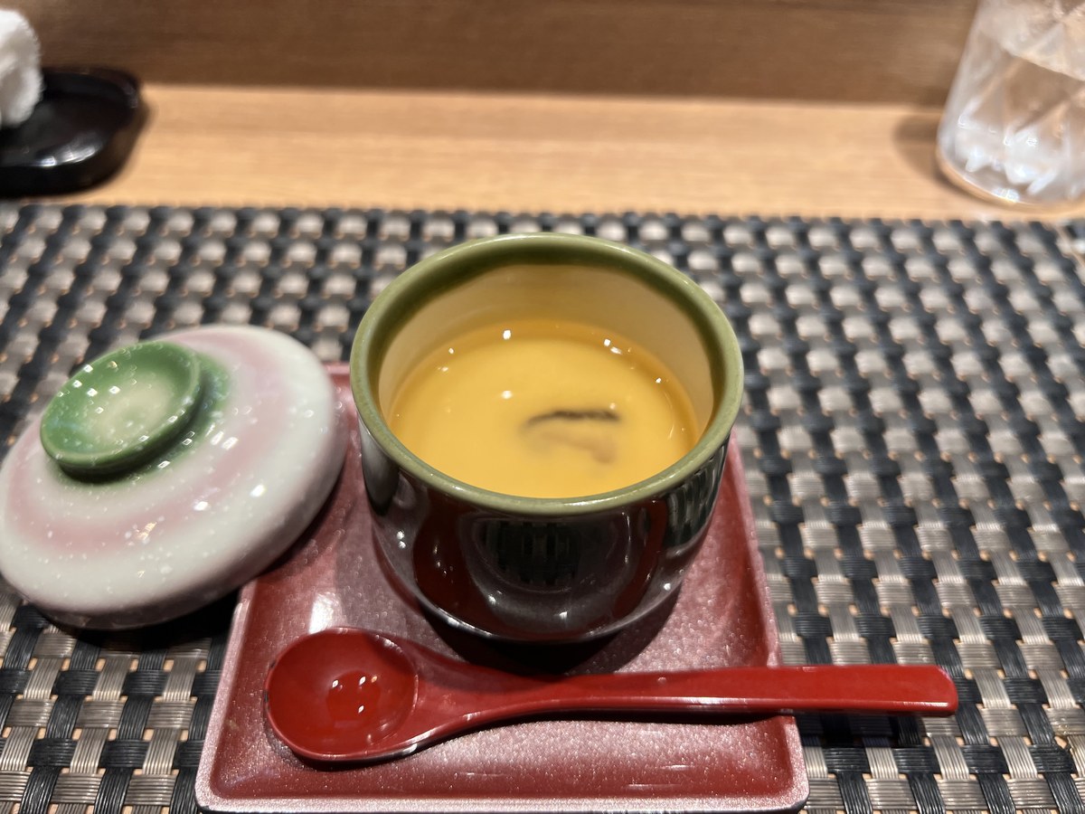 立川すしなんば 茶碗蒸し